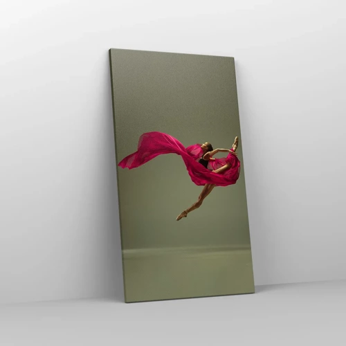 Canvas picture - Dancing Flame - 45x80 cm