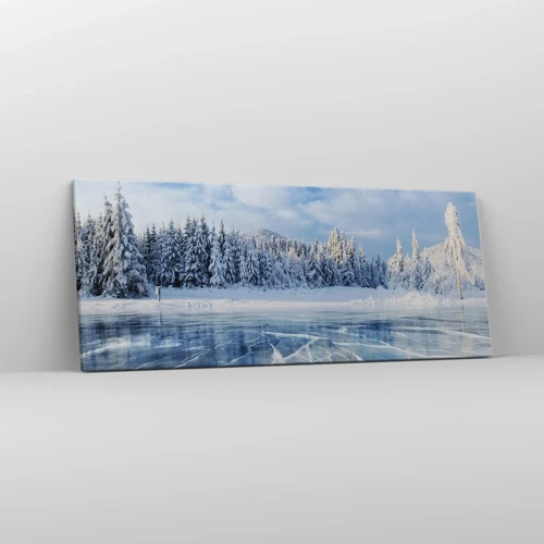 Canvas picture - Dazling and Crystalline View - 100x40 cm