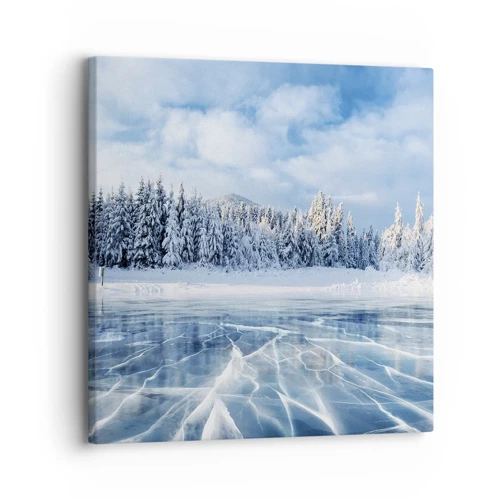 Canvas picture - Dazling and Crystalline View - 30x30 cm