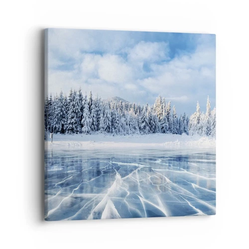 Canvas picture - Dazling and Crystalline View - 40x40 cm