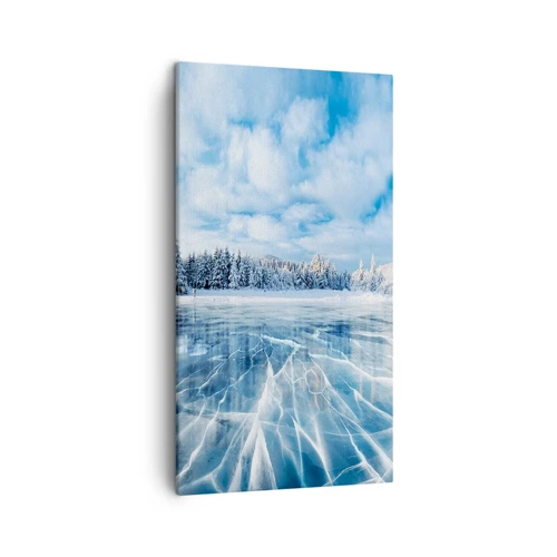 Canvas picture - Dazling and Crystalline View - 45x80 cm