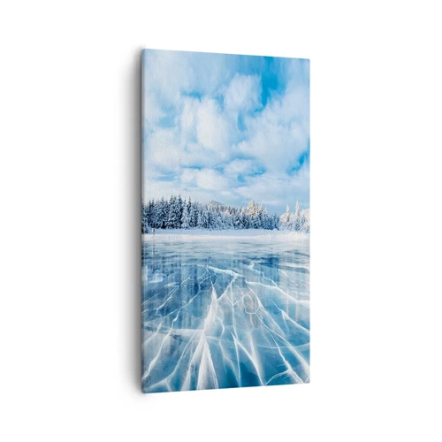 Canvas picture - Dazling and Crystalline View - 55x100 cm