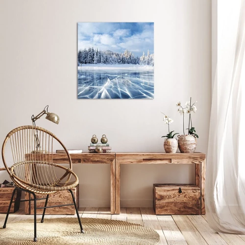 Canvas picture - Dazling and Crystalline View - 60x60 cm