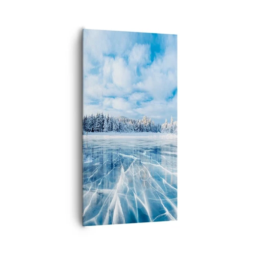 Canvas picture - Dazling and Crystalline View - 65x120 cm