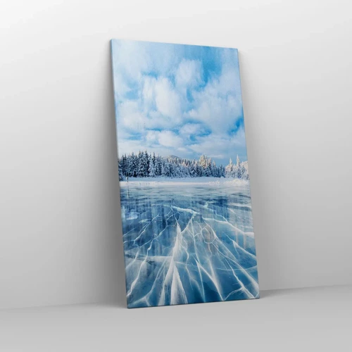 Canvas picture - Dazling and Crystalline View - 65x120 cm