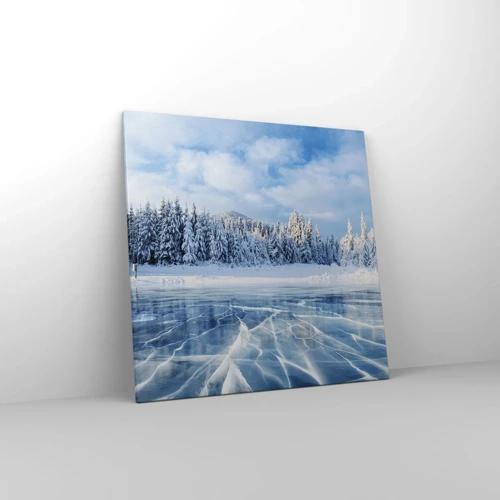 Canvas picture - Dazling and Crystalline View - 70x70 cm