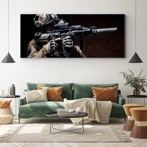 Canvas picture - Deadly Effective - 100x40 cm