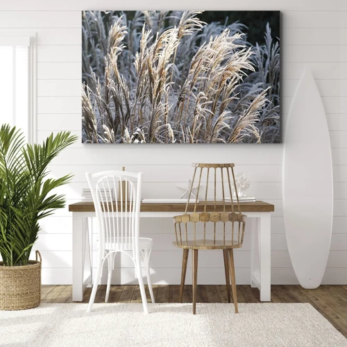 Canvas picture - Decorated with Frost - 70x50 cm