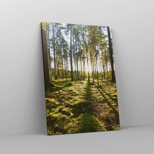 Canvas picture - Deep in the Forest - 50x70 cm