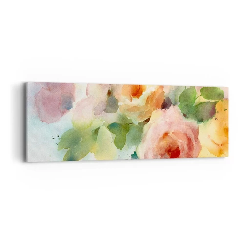 Canvas picture - Delicate Like Watercolour - 90x30 cm