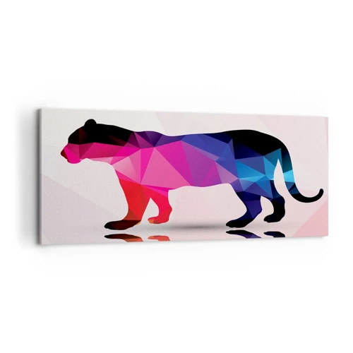 Canvas picture - Diamond Panther - 100x40 cm