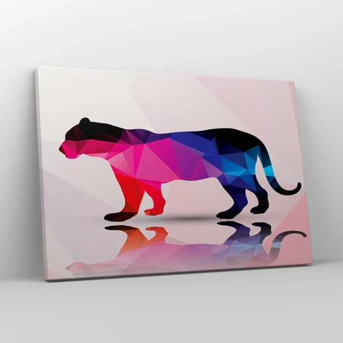 Canvas picture - Diamond Panther - 70x50 cm