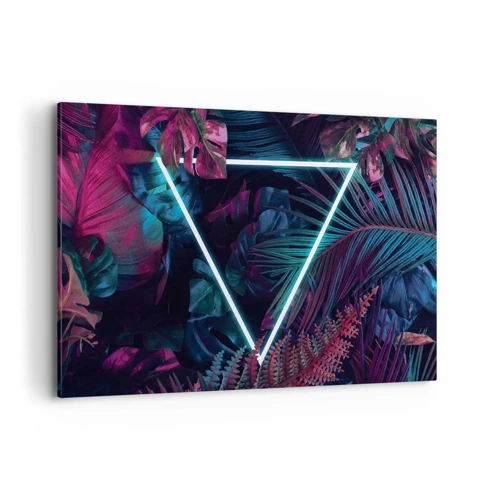 Canvas picture - Disco Style Garden - 120x80 cm