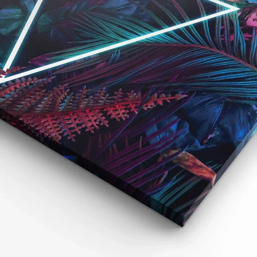 Canvas picture - Disco Style Garden - 45x80 cm