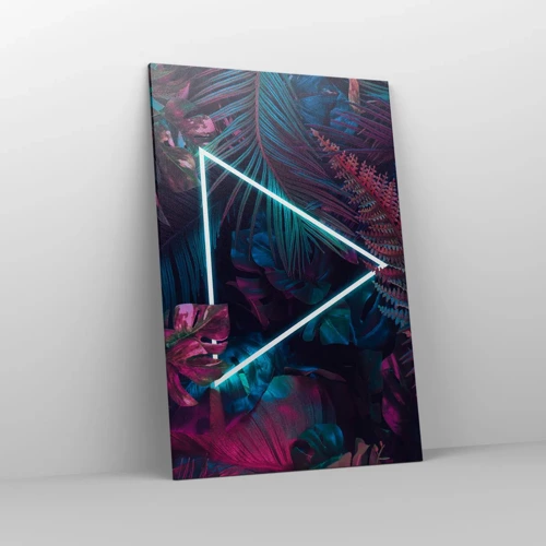 Canvas picture - Disco Style Garden - 80x120 cm