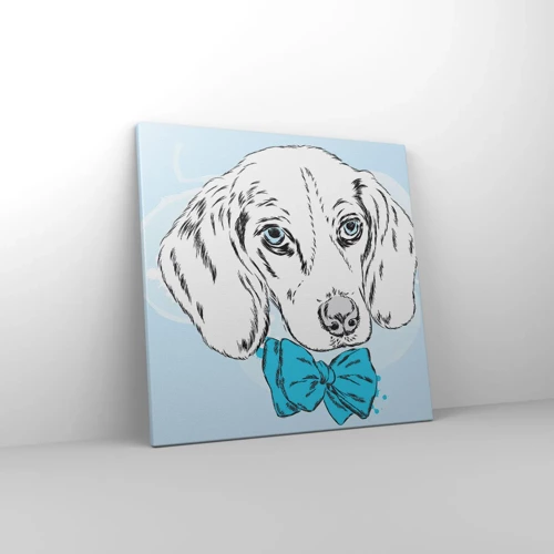 Canvas picture - Dog Elegance - 50x50 cm