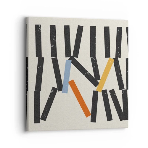 Canvas picture - Domino - Composition - 30x30 cm
