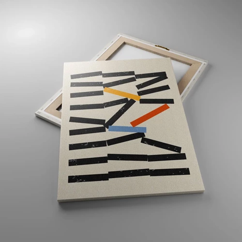 Canvas picture - Domino - Composition - 50x70 cm