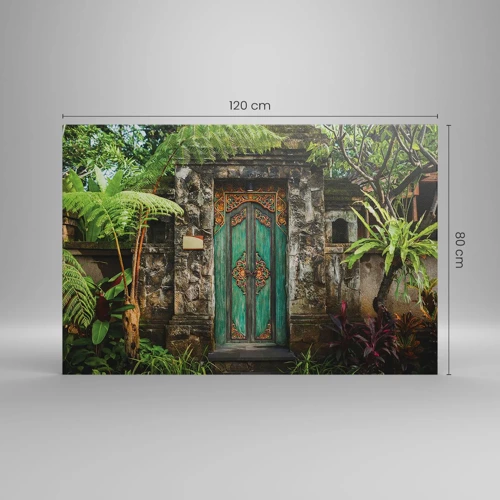 Canvas picture - Door to Exotic World - 120x80 cm