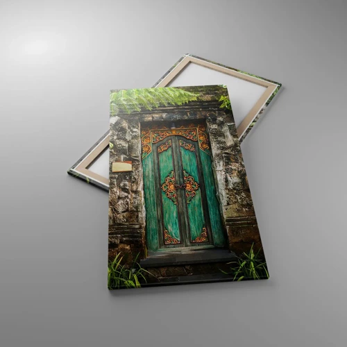 Canvas picture - Door to Exotic World - 65x120 cm