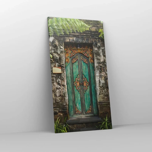 Canvas picture - Door to Exotic World - 65x120 cm