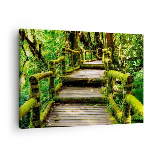 Canvas picture - Down the Green Path - 70x50 cm