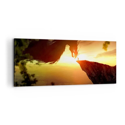 Canvas picture - Dragon Slayer - 100x40 cm