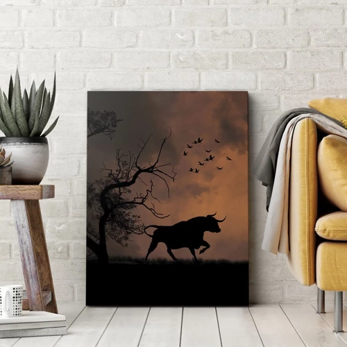 Canvas picture - Dramatic Show of Nature - 50x70 cm