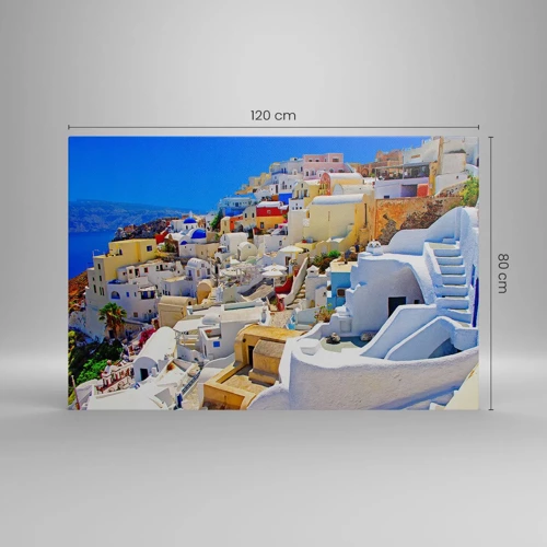 Canvas picture - Draming of a Greek Summer - 120x80 cm