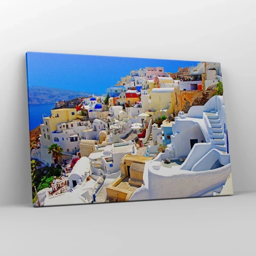 Canvas picture - Draming of a Greek Summer - 120x80 cm