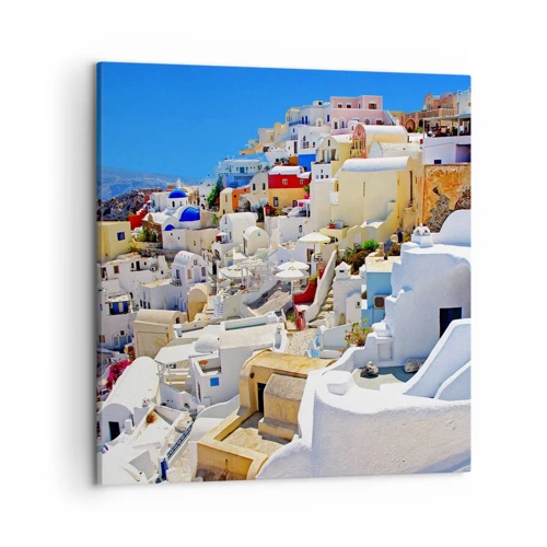 Canvas picture - Draming of a Greek Summer - 50x50 cm