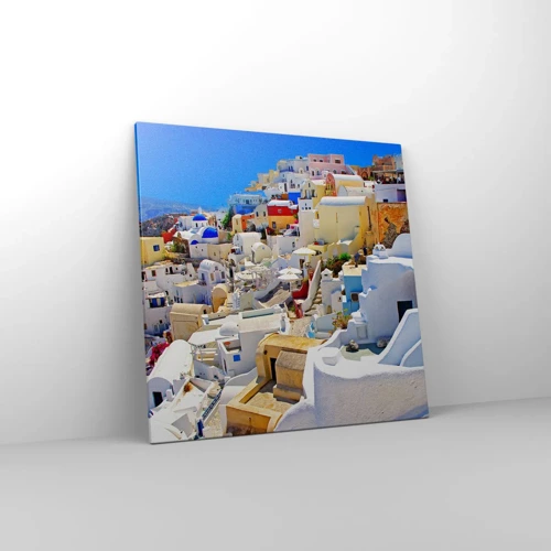 Canvas picture - Draming of a Greek Summer - 70x70 cm