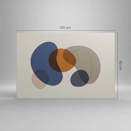 Canvas picture - Drops of Colours - 120x80 cm