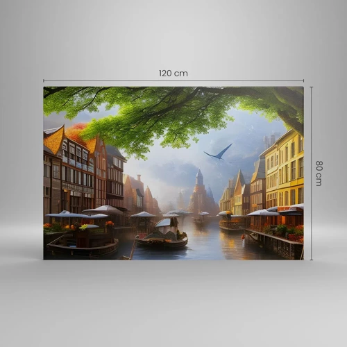 Canvas picture - Dutch Urban Landscape - 120x80 cm