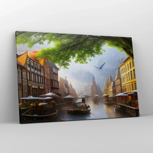 Canvas picture - Dutch Urban Landscape - 120x80 cm