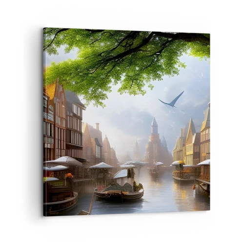 Canvas picture - Dutch Urban Landscape - 60x60 cm