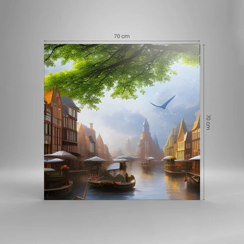 Canvas picture - Dutch Urban Landscape - 70x70 cm