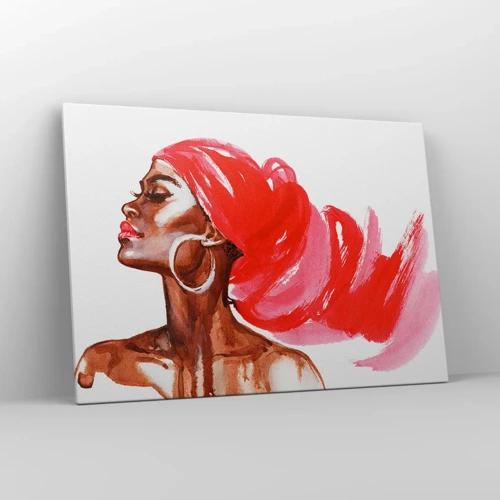 Canvas picture - Ebony Beauty - 100x70 cm