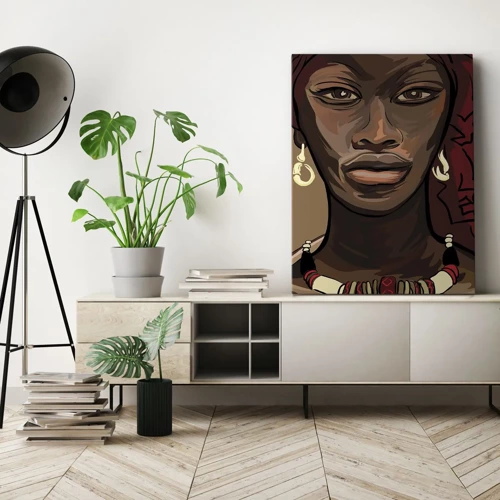 Canvas picture - Ebony Venus - 50x70 cm