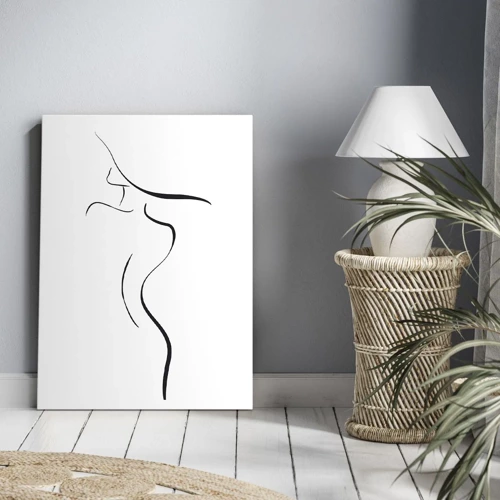 Canvas picture - Elusive Like a Wave - 45x80 cm