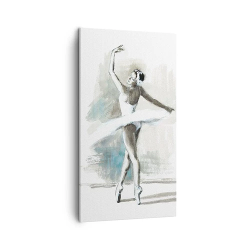 Canvas picture - Enchanted into a Swan - 45x80 cm