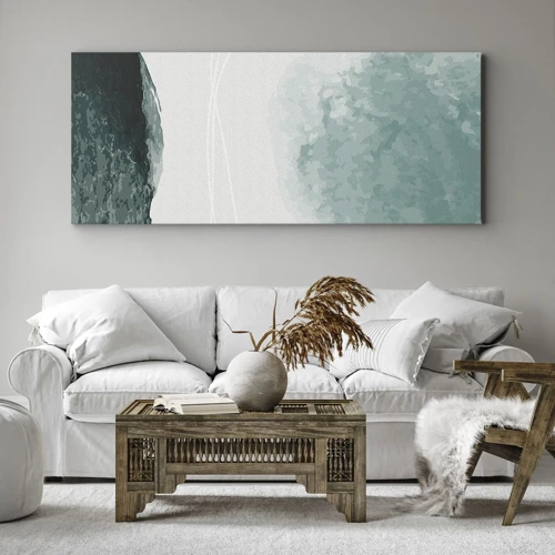 Canvas picture - Encounter With Fog - 100x40 cm
