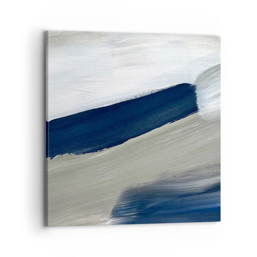 Canvas picture - Encounter with White - 70x70 cm