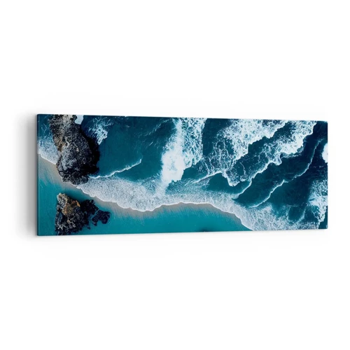 Canvas picture - Envelopped by Waves - 140x50 cm