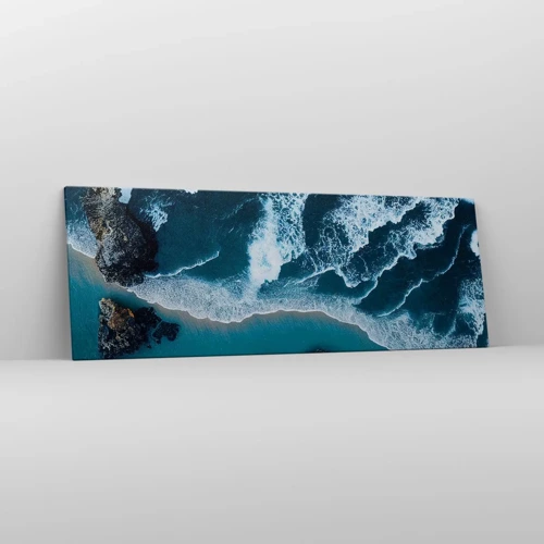 Canvas picture - Envelopped by Waves - 140x50 cm