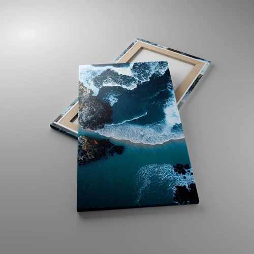 Canvas picture - Envelopped by Waves - 45x80 cm