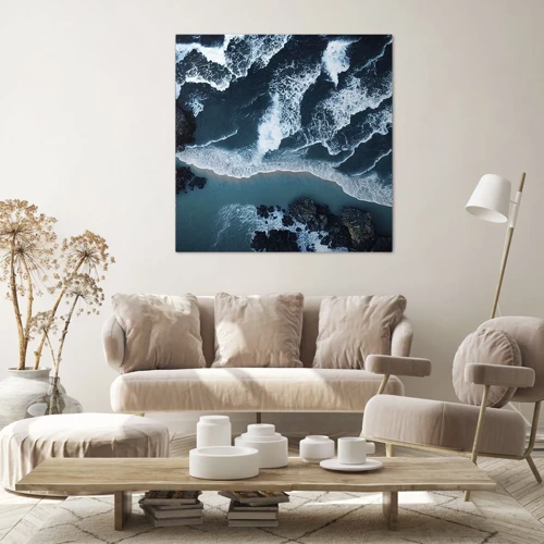 Canvas picture - Envelopped by Waves - 60x60 cm