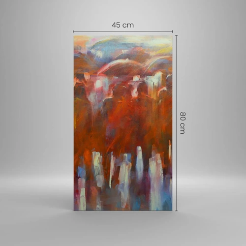 Canvas picture - Equal in Rain and Fog - 45x80 cm