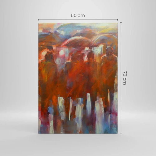 Canvas picture - Equal in Rain and Fog - 50x70 cm