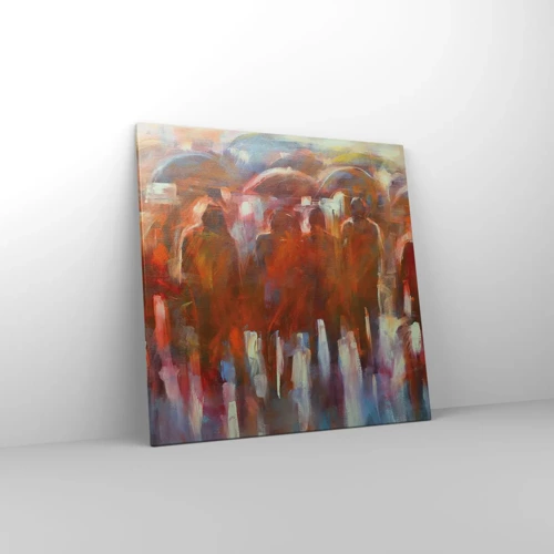 Canvas picture - Equal in Rain and Fog - 70x70 cm